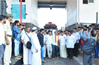 Toll collection at Talapady opposed, protest by mob